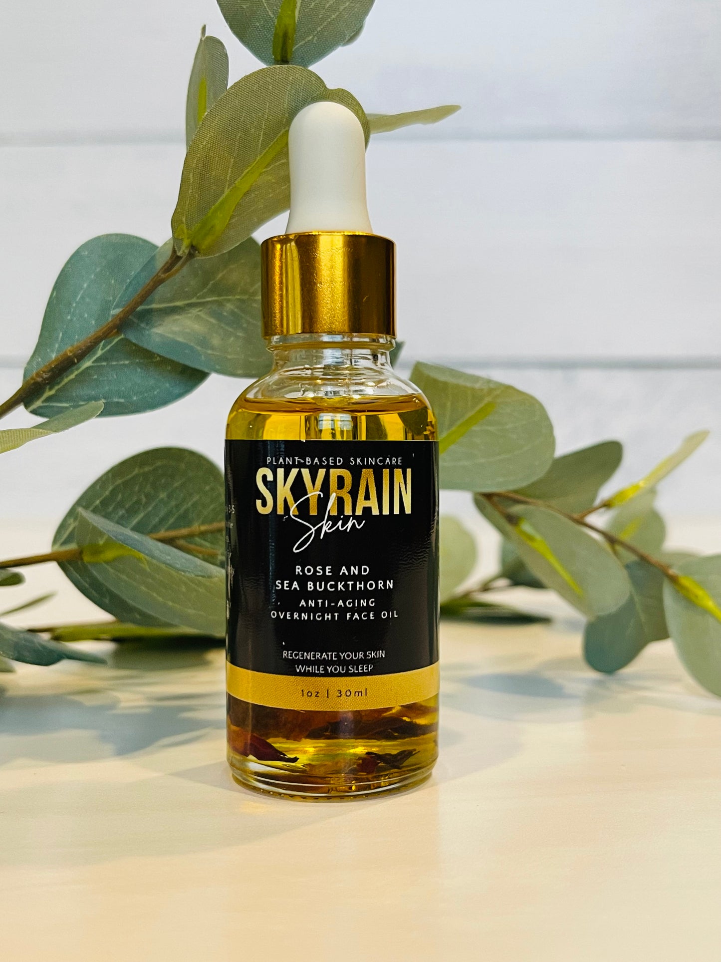 Rose and Sea Buckthorn Anti-Aging Overnight Face Oil