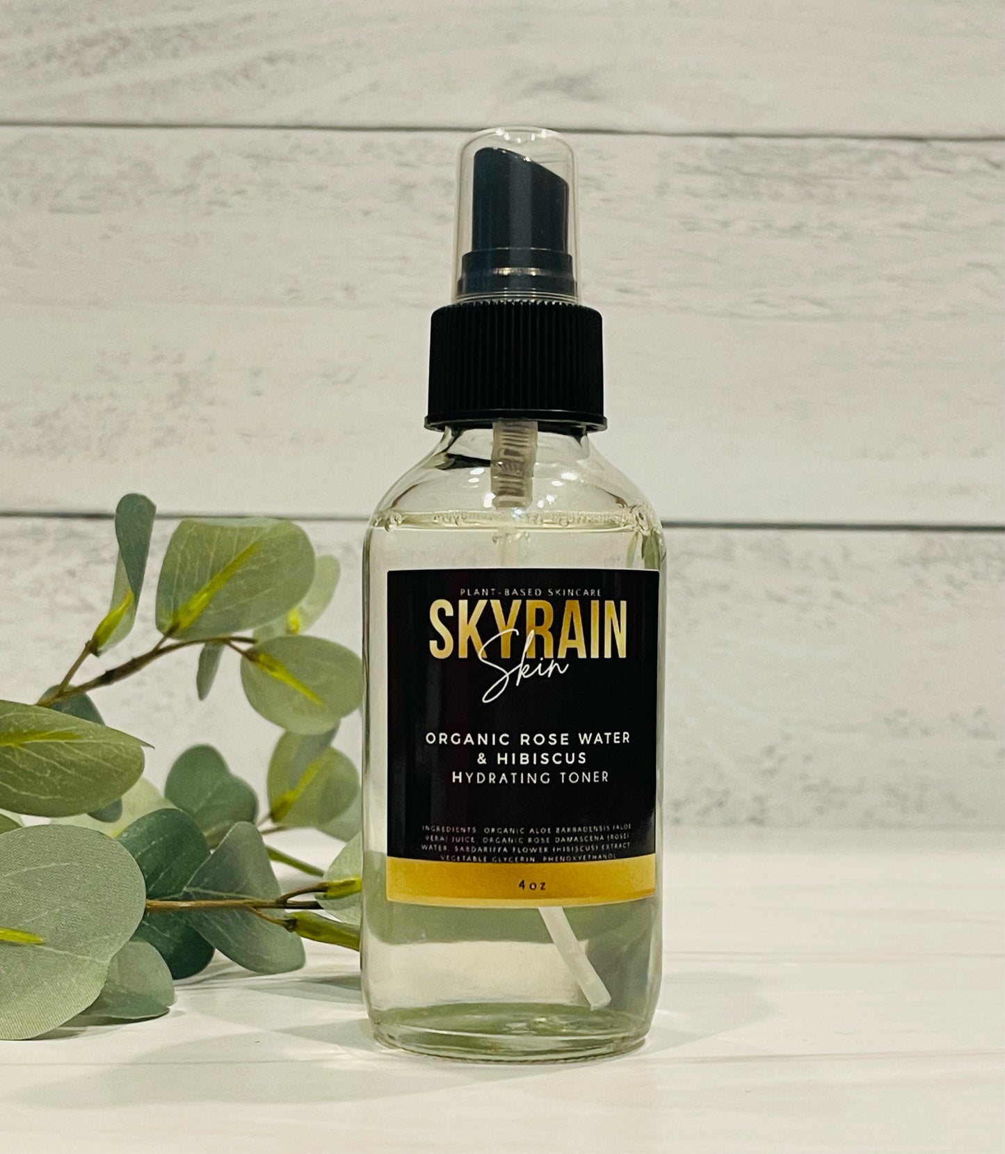 Organic Rose Water & Hibiscus Hydrating Toner